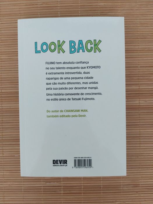 Livro Look Back de Tatsuki Fujimoto