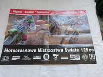 Stary plakat motocross Gdynia 1993