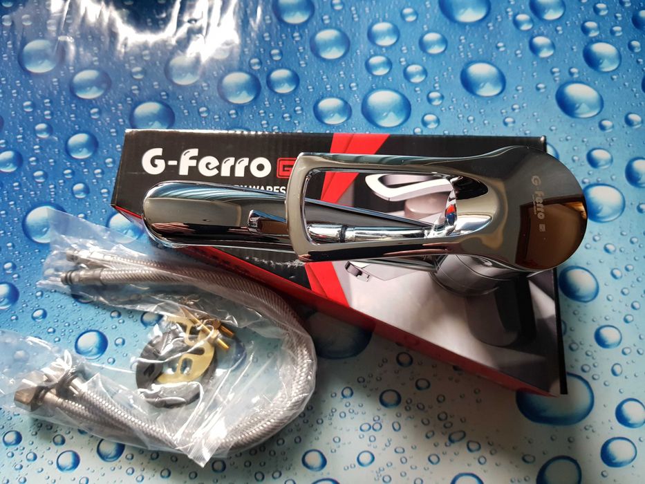 Смеситель для умывальника или кухни G-Ferro Hansberg 004-Гусак 15 См