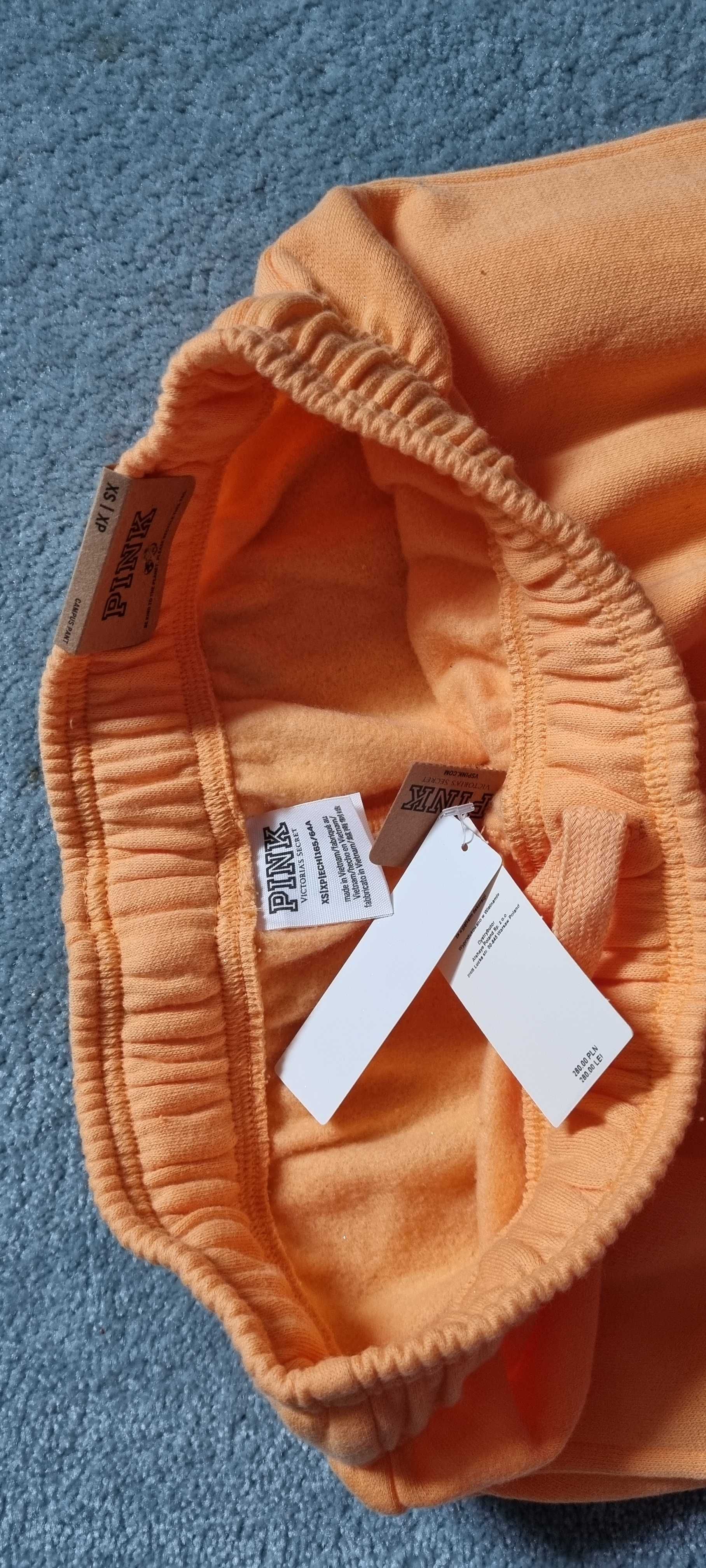 Victoria's Secret PINK spodnie dresowe, cyrkonie r. XS