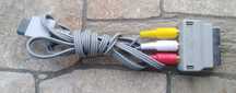 Kabel AV - RCA - Chinch + Adapter SCART - Nintendo Wii