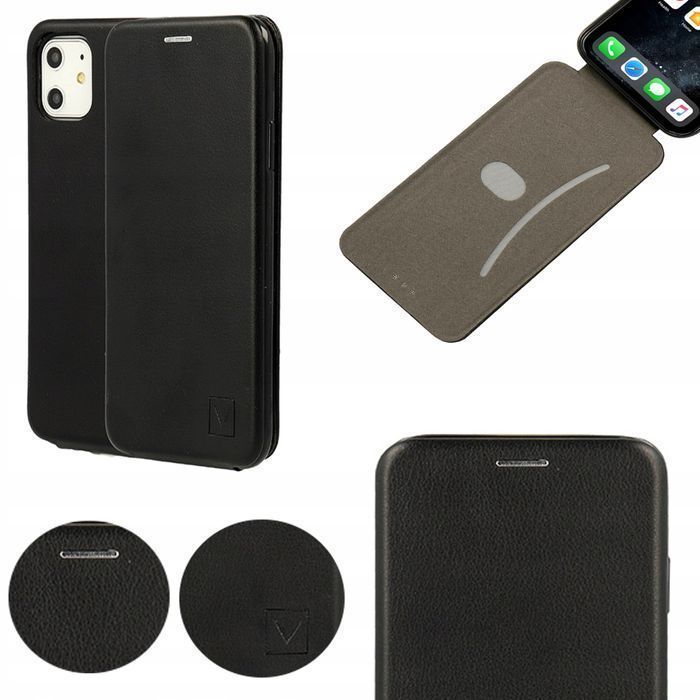 Etui Z Klapką Pokrowiec Vennus Do Samsung Galaxy A21 Czarny