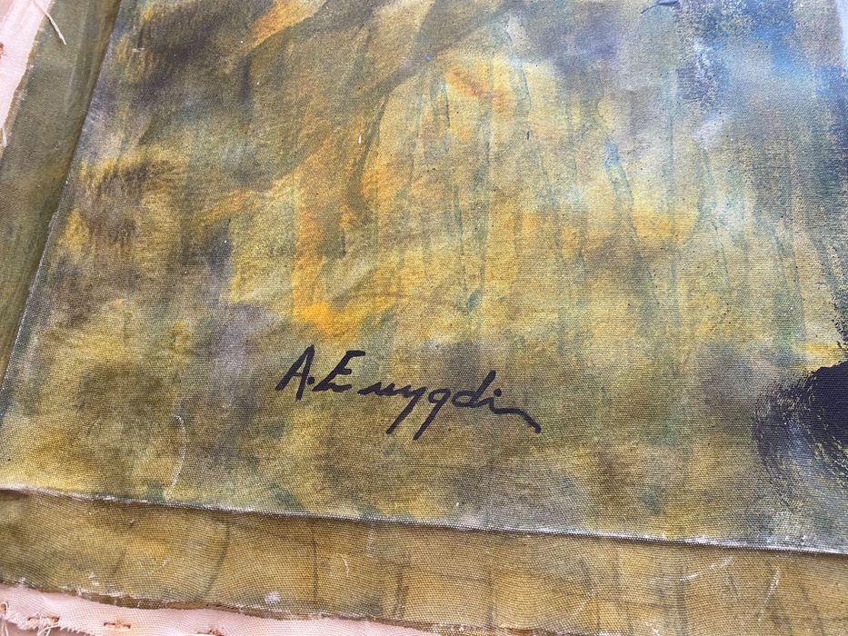 Quadro de óleo em tela do Emygdio