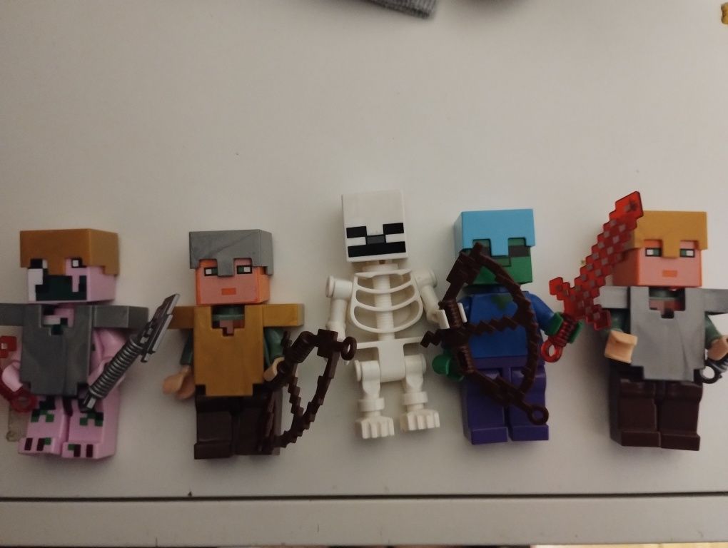 Figurki, klocki Minecraft