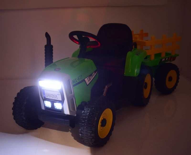 Autko super TRAKTOR BLOW NA AKUMULATOR z przyczepą jeździk pojazd