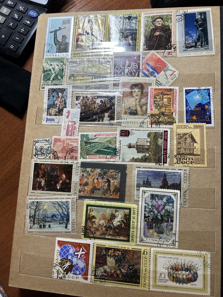 марки СССР, Польши,Монголии, Болгарии