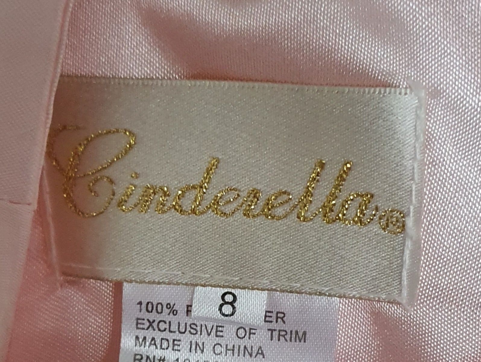 Cinderella elegancka sukienka dla dziewczynki r.122/128cm