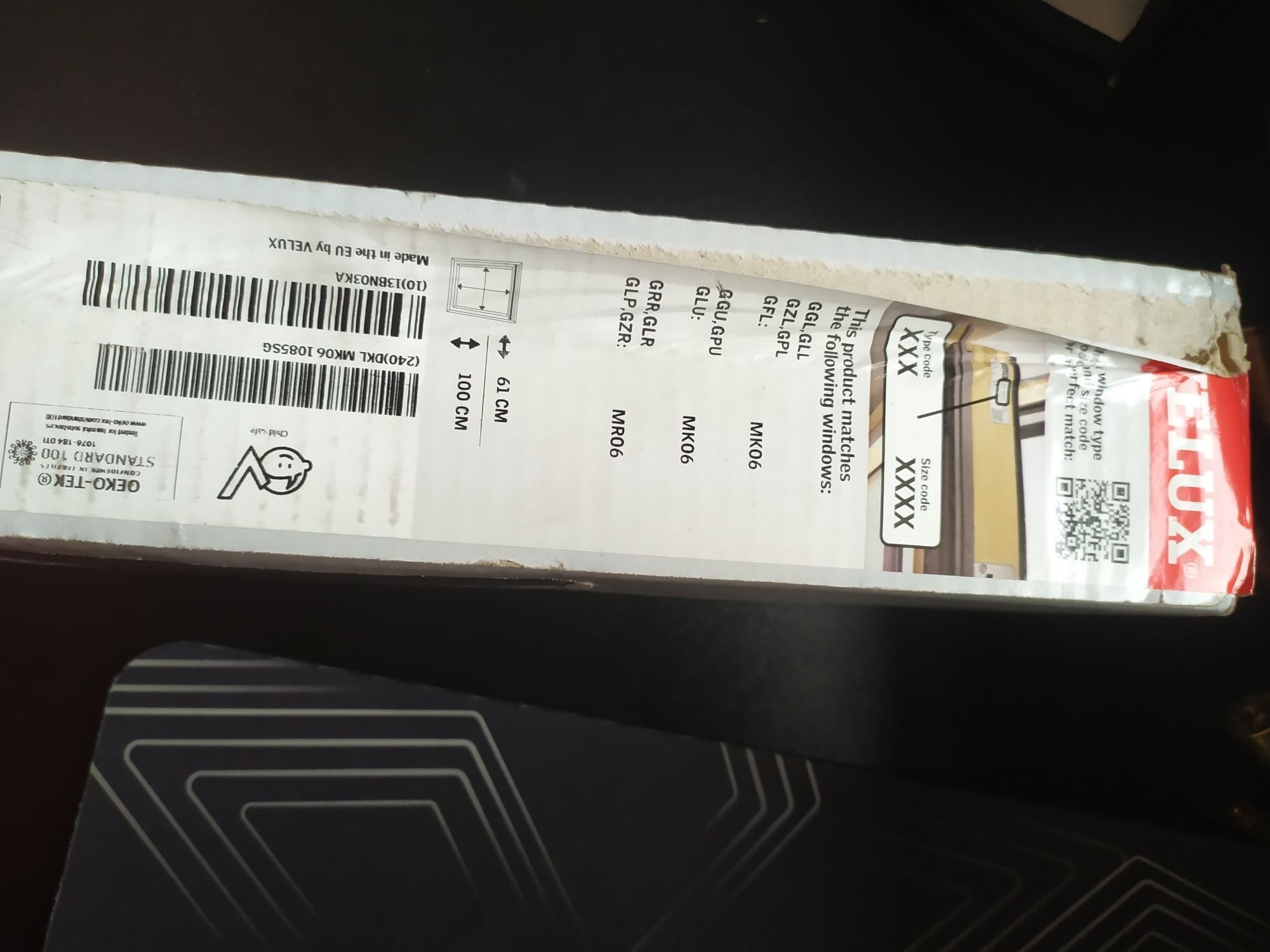 2x Velux rolety okno dachowe