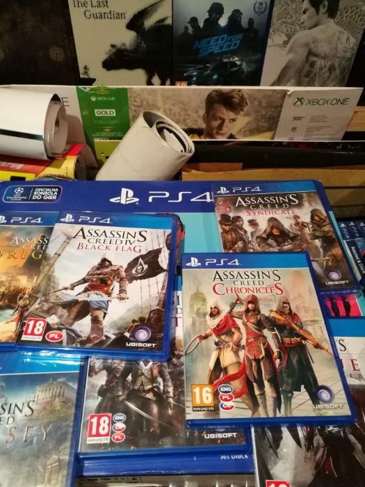 Assassin Odyssey Orygins Syndicate Unity Ps4 zestaw Możliwa Wymiana