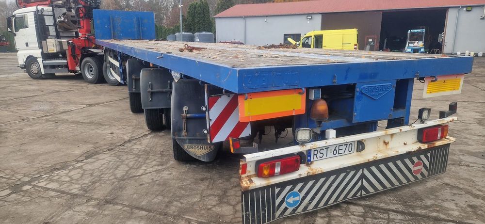 Broshuis 3 AOU-48EU  Naczepa Broshuis 3 osie Rozciągana 21m.