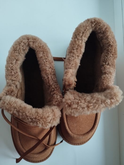 Уггі з натуральної замши та овчини