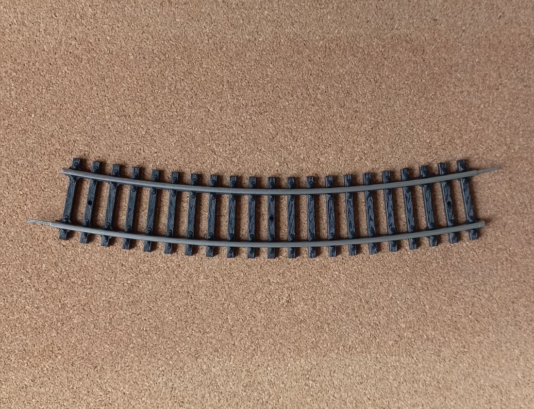 Радиусные рельсы для железной дороги PIKO. 1:87 НО 16.5 мм. П-профиль.