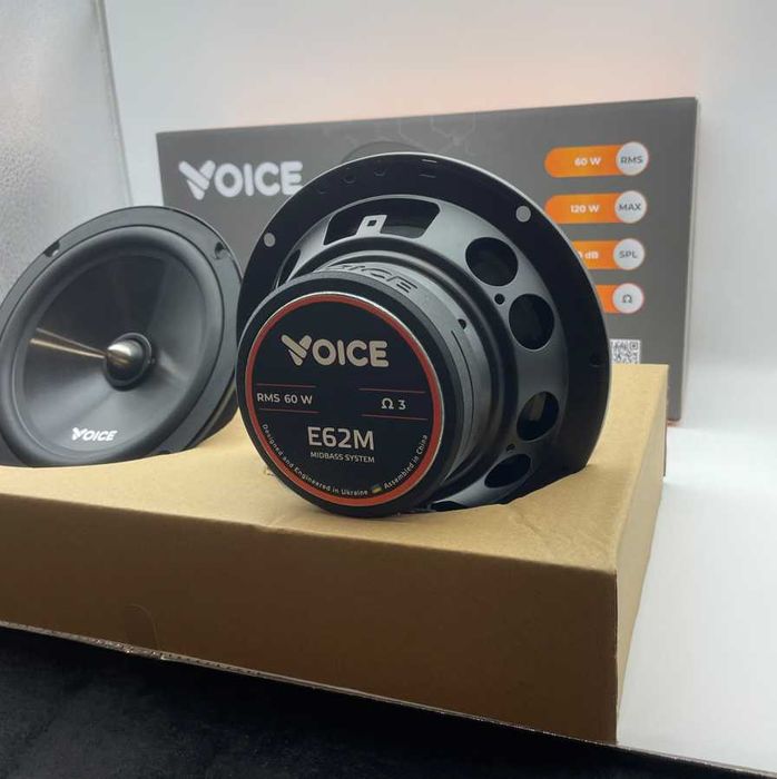 Динаміки заточені під бас 16 см мідбаси voice 60 ват