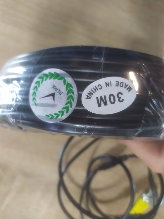 Кабель Green Vision 30 м BNC+DC для живлення та передачі сигналу 4196