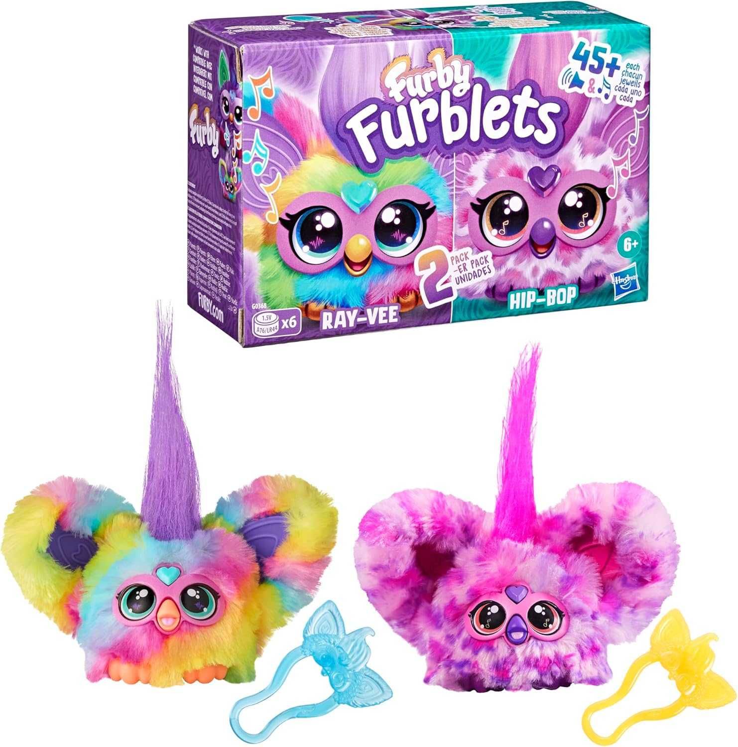 Іграшка Фербі Furby Furblets 2-Pack Mini Friends Ray-Vee and Hip-Bop