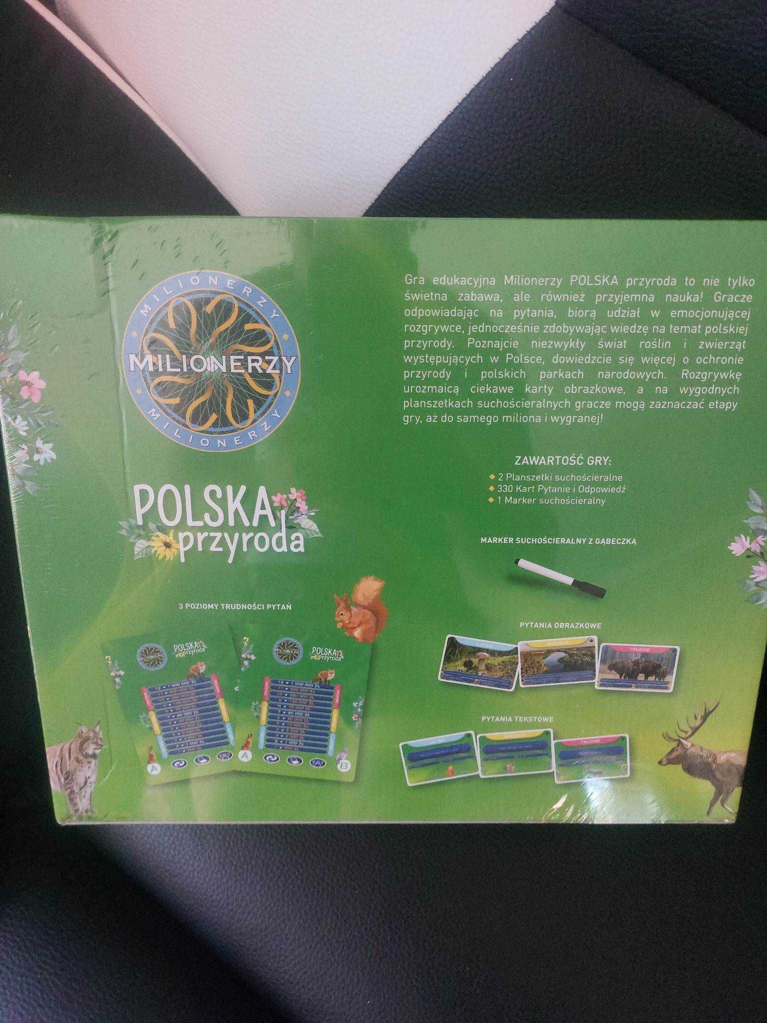 Milionerzy. Polska przyroda, gra edukacyjna