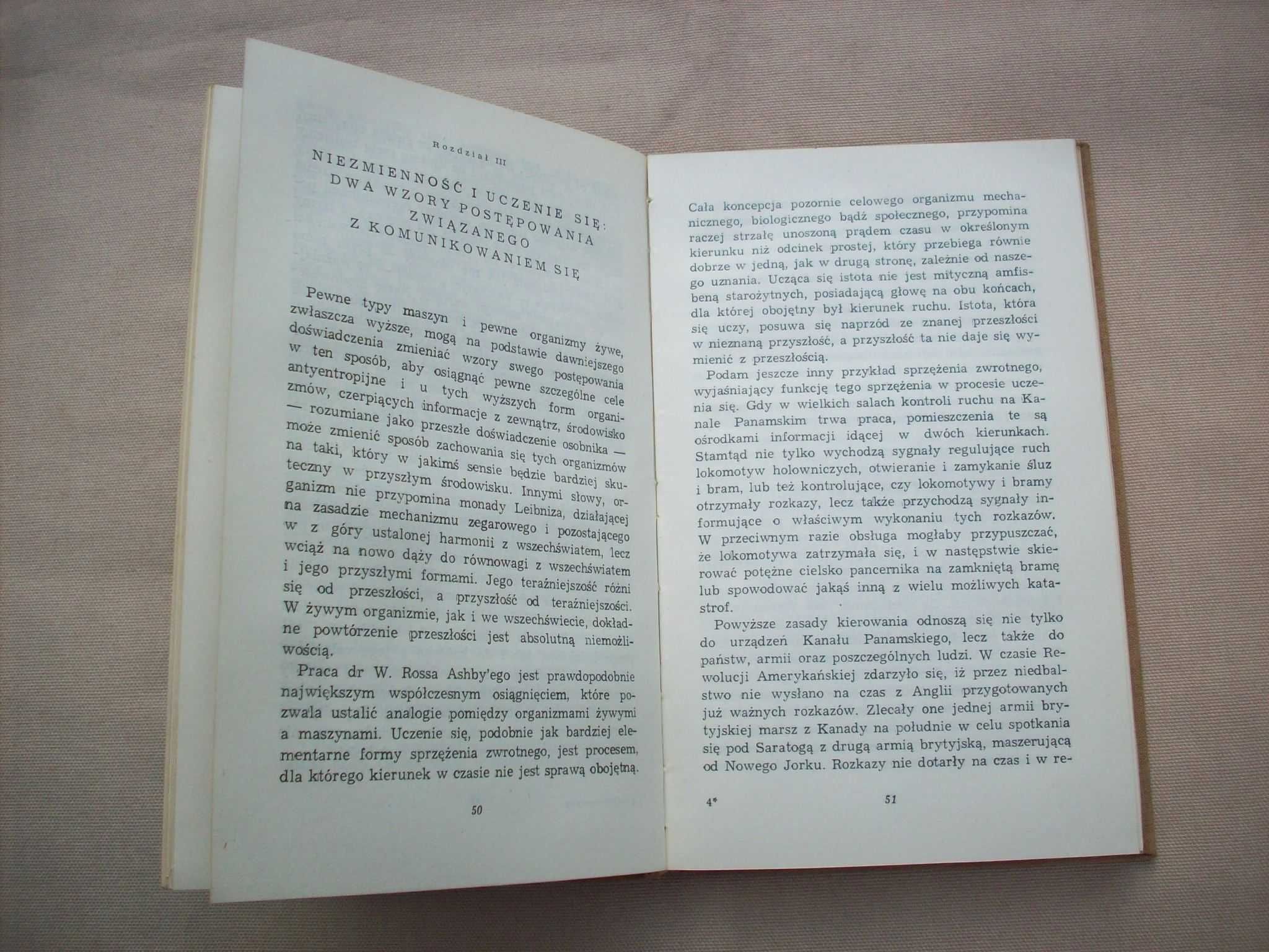 Cybernetyka i społeczeństwo, N.Wiener, 1960.