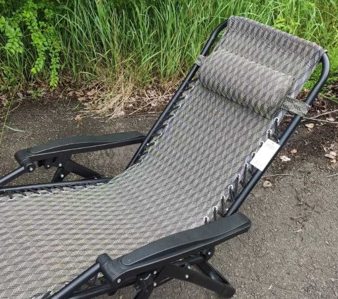 Туристичне садове крісло шезлонг складний для дачі рибальське крісло
