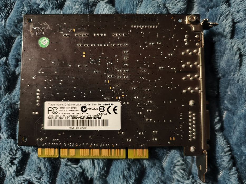 Звукова карта Creative Sound Blaster Live 5.1 (Model: SB0220) PCI, Б/У