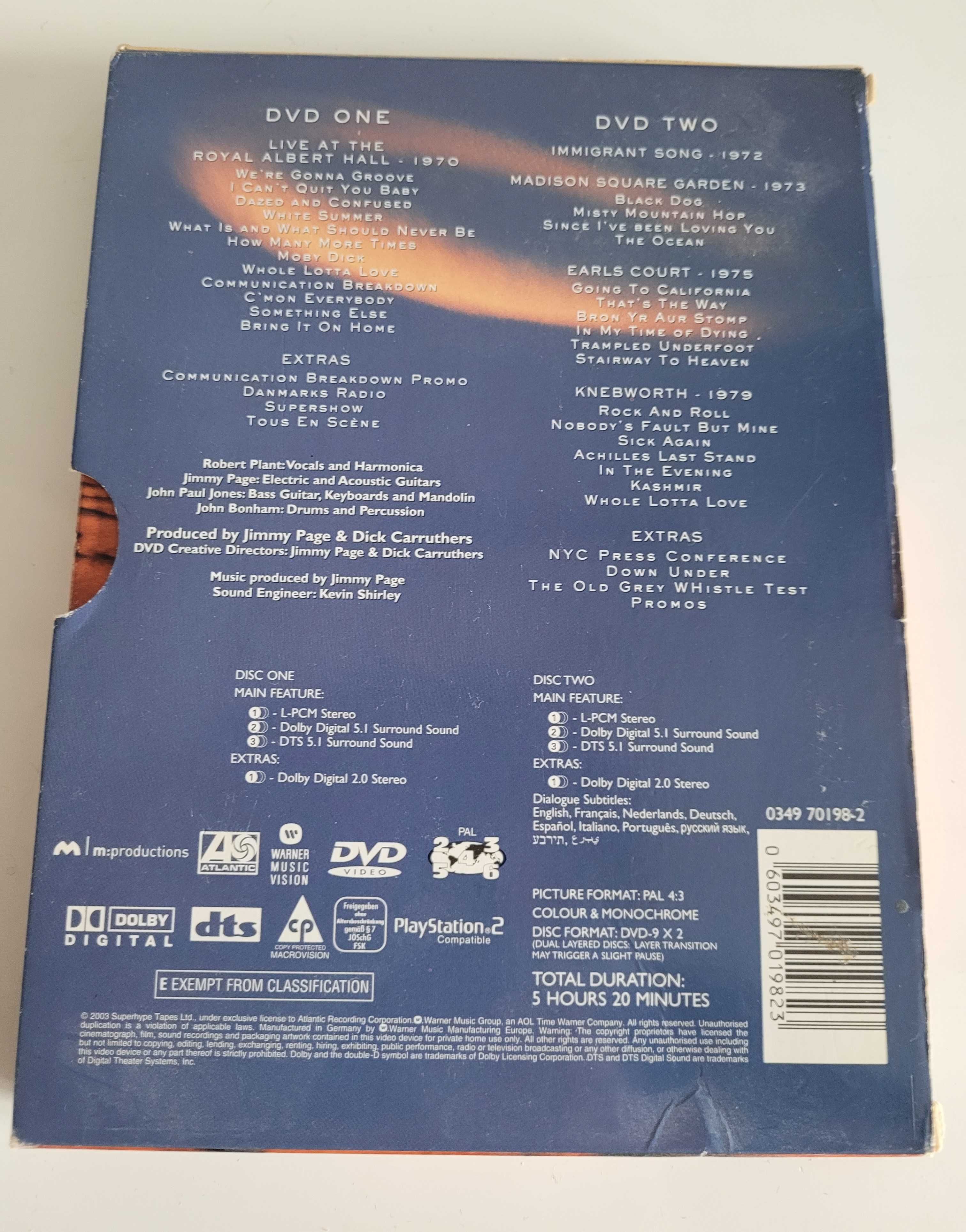 Led Zeppelin - materiał z 3 koncertów dvd !!