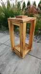 Lampion z drewna