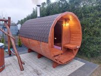 Sauna ogrodowa Beczka Mobilna Akcesoria transport