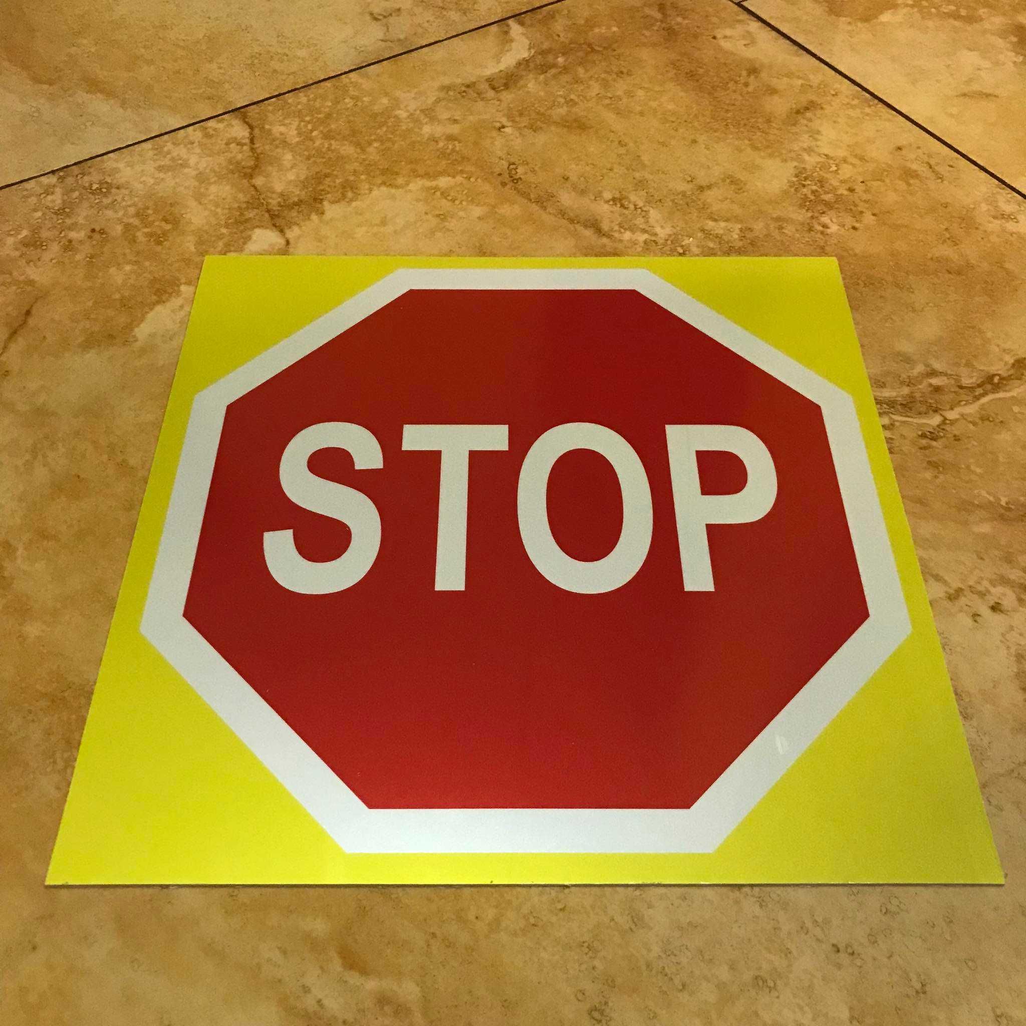 Znak STOP 30x30 cm