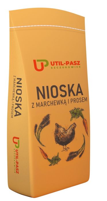 Mieszanka paszowa dla kur niosek z marchewką i prosem 25 kg