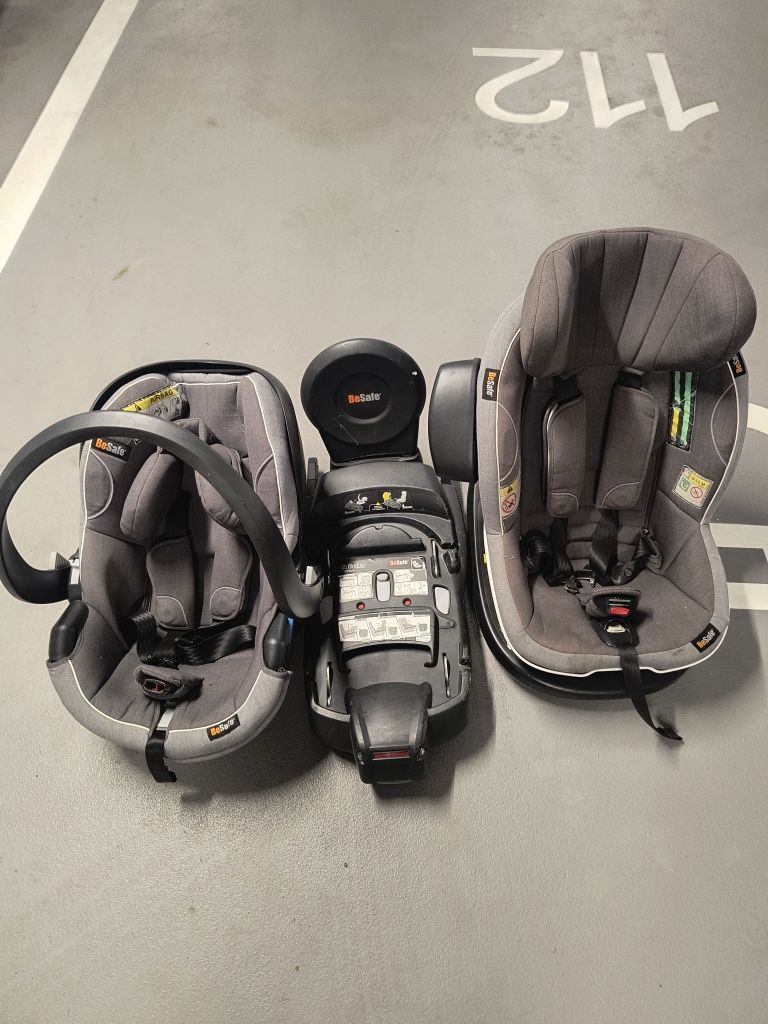 Zestaw BeSafe iZi Modular i-Size, baza ISOFIX, nosidło, fotelik