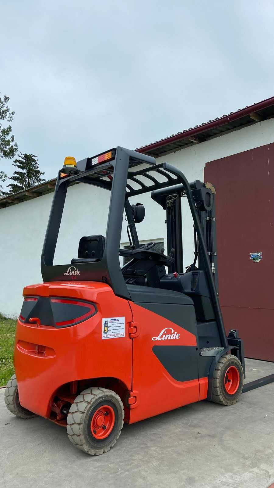 Навантажувач  Linde E20  2,0t 4.7m TRIPLEX АКБ Li-ion Нове зарядне