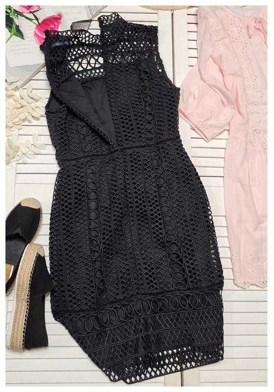 Платье черное из кружева Marks&Spencer, р. М