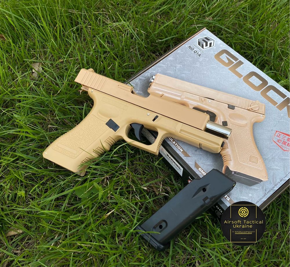 New 2024! пістолеGlock 17 Gen. 3  TAN - Повний функціонал\Іграшка