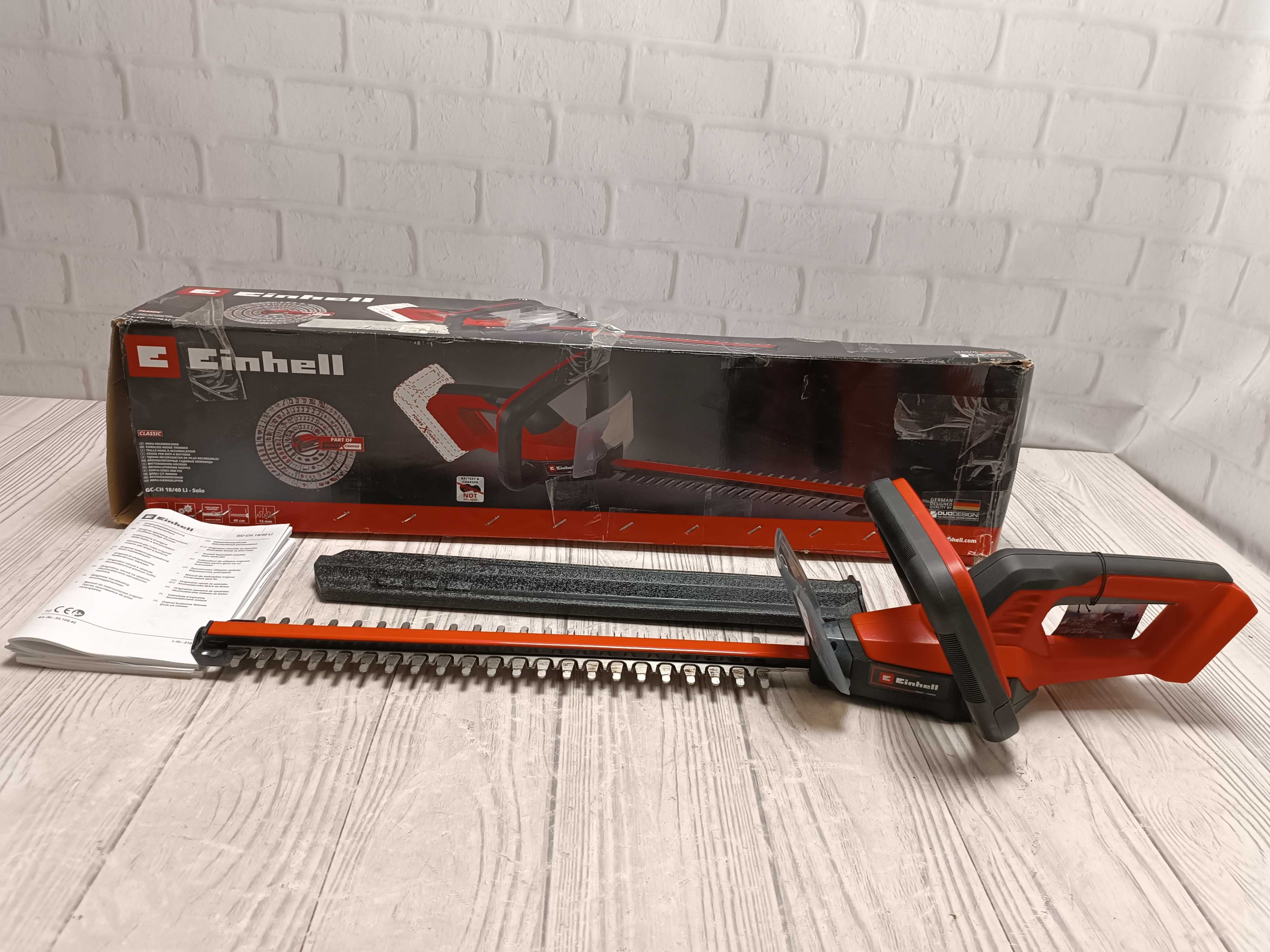 Einhell GC-CH 18/40 Li Solo кущоріз акумуляторний