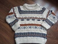 Zara sweter wełniany