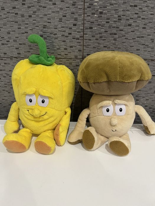 Мʼякі овочі перець і гриб