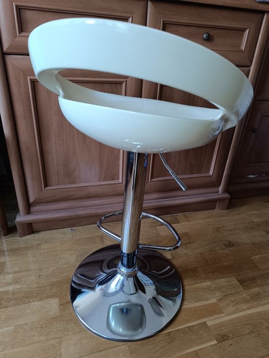 Hoker Stołek obrotowy regulowany - Krzesło obrotowe barowe