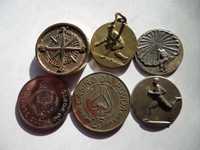 Lote 6 Fichas / Tokens / Medalhas ?? Metal