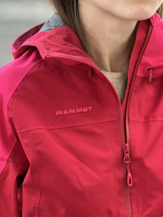 Куртка Mammut жіноча мембранна gore-tex водонепроникна червона нова