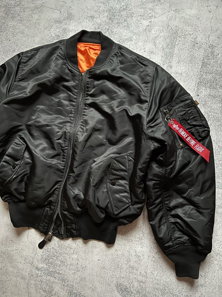 Бомбер ALPHA INDUSTRIES МА 1 з НОВИХ колекцій куртка альфа cwu bomber