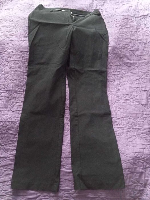 czarne spodnie, quiosque, szeroka nogawka