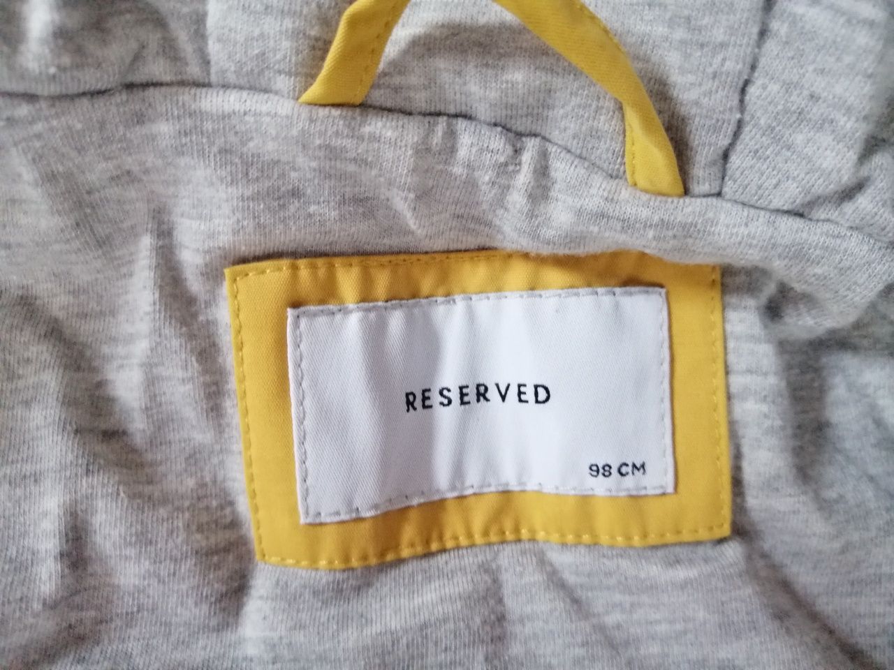 Kurtka 98 Reserved żółta wiosenna