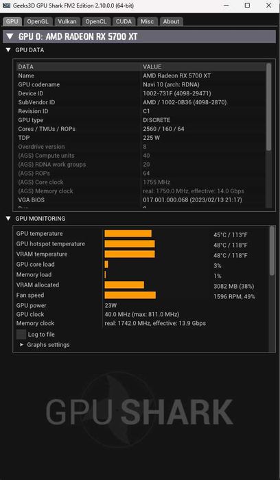 Відеокарта SOYO AMD Radeon RX 5700XT 8GB GDDR6 256Bit