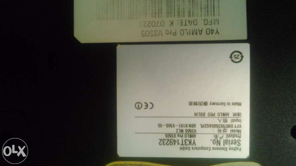 Laptop Amilo Pro V3505 na czesci