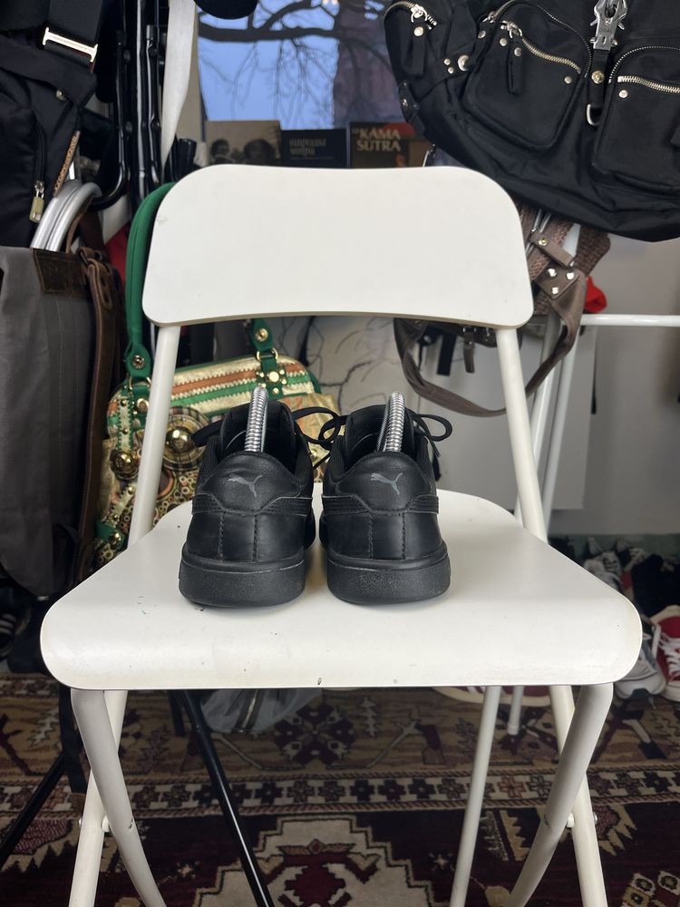 Buty Puma Smash V2 Leather Black Shoes