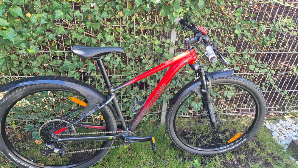 Rower górski MTB Cannondale Trail SL3 rama S czerwony Shimano RockShox
