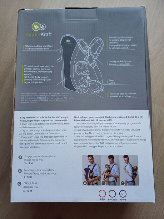 Nosidełko Kinderkraft nowe