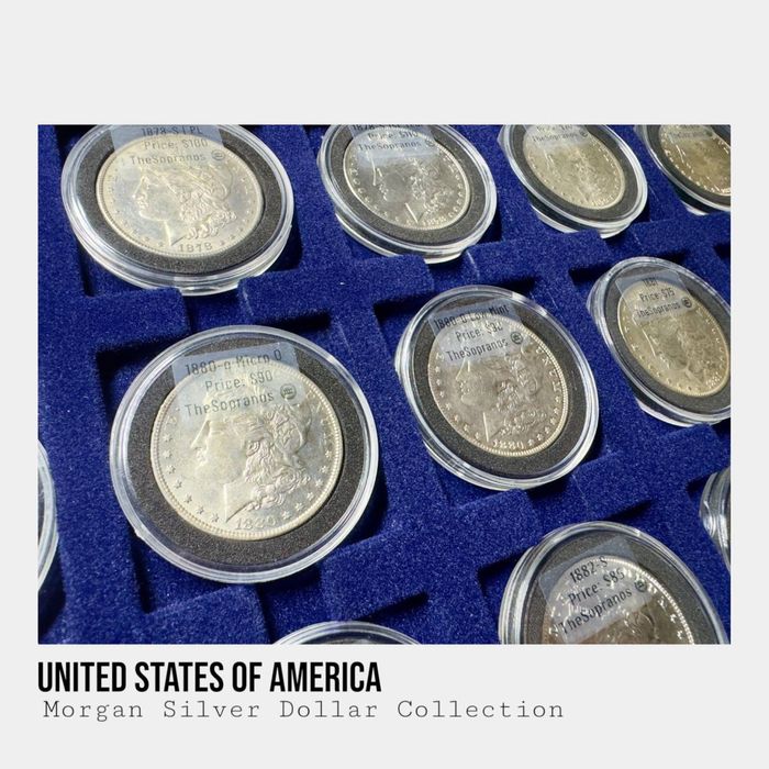 Срібні долари Morgan — різні роки, в наявності | колекційні монети США