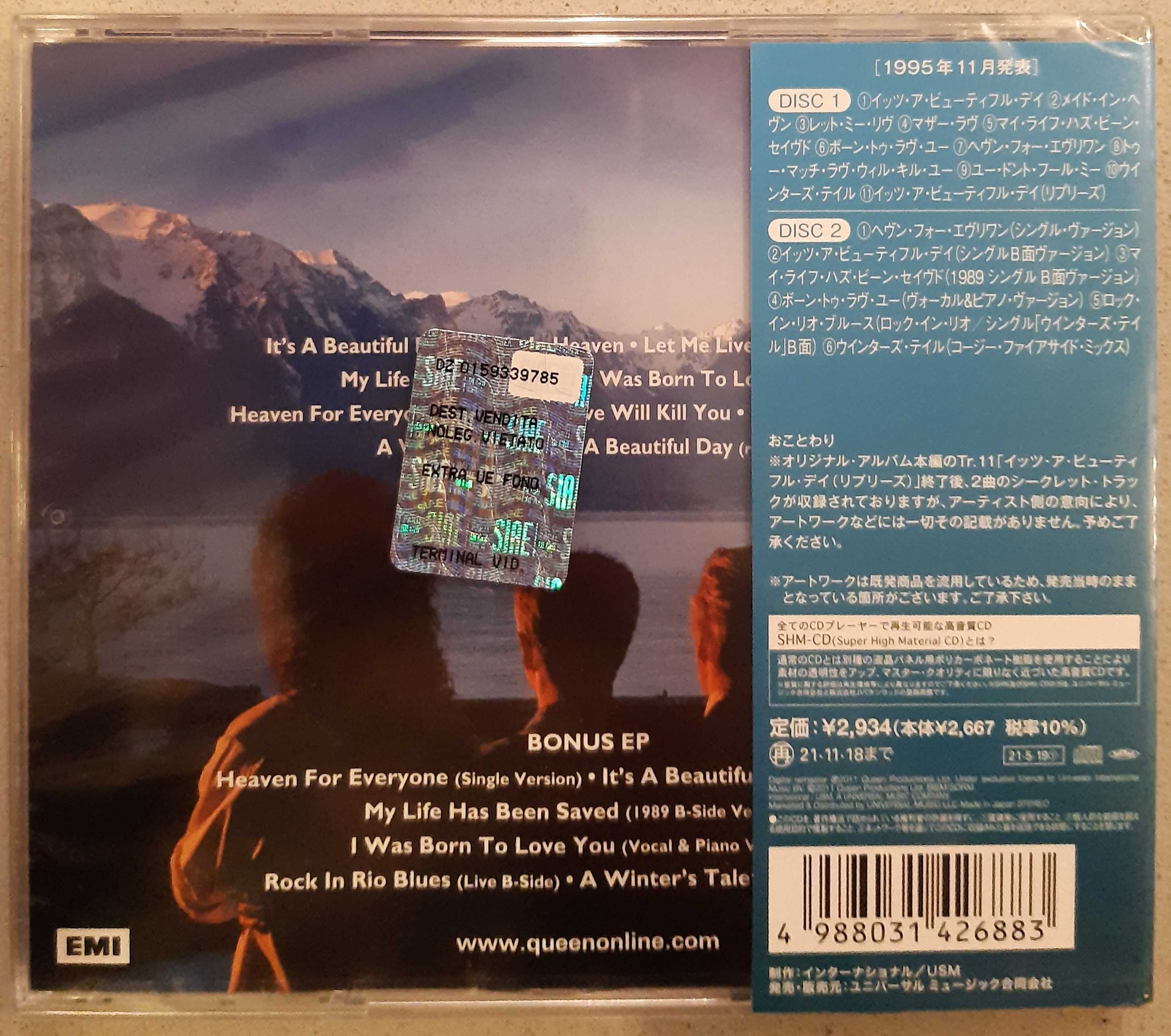 Queen Made In Heaven 2 SHM CD DeLuxe Japan Obi nowa w folii