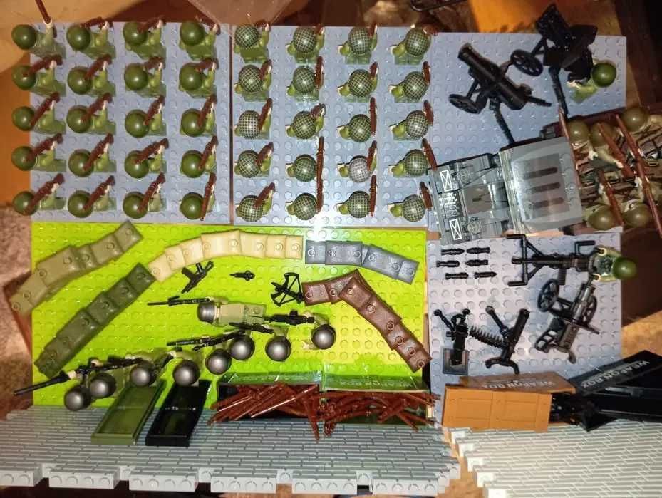 Zestaw Premium! 40 Figurek - Pole Bitwy wojna kompatybilne z Lego Cobi