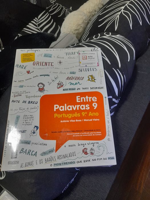 Manual escolar  entre palavras 9 português novo